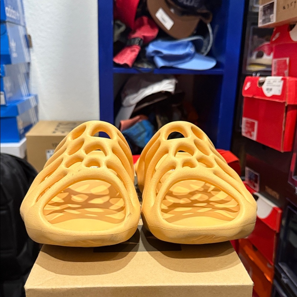adidas Kids Slip-On Sandals in Yellow